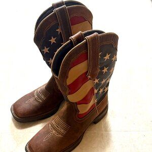 Durango Cowgirl Boots Women's 7.5 - American flag